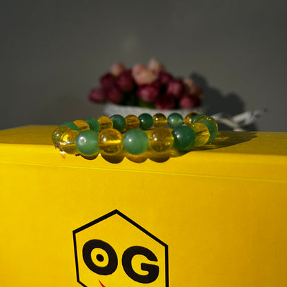 Green aventurine and citrine bracelet Onaar Gracious