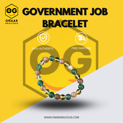 Customised & Energized bracelet for Government job Onaar Gracious