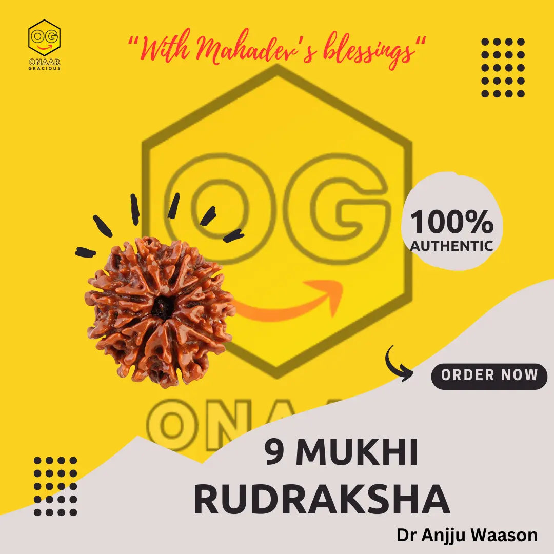 RUDRAKSHA 9 MUKHI Onar Gracious