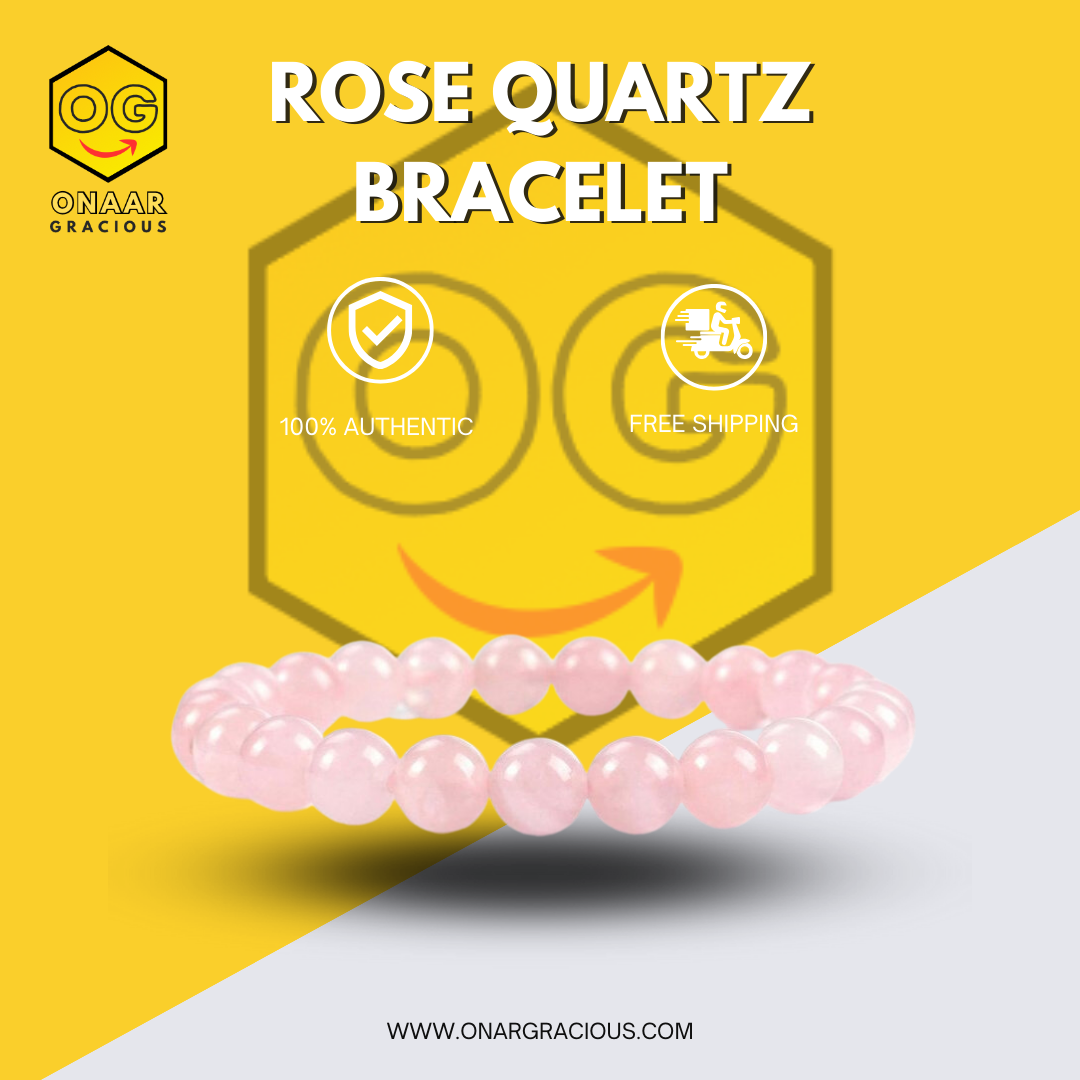 Rose Quartz Bracelet Onar Gracious