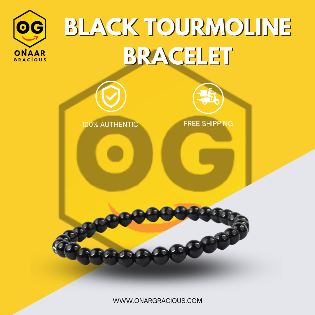 Black tourmaline Bracelet Onaar Gracious