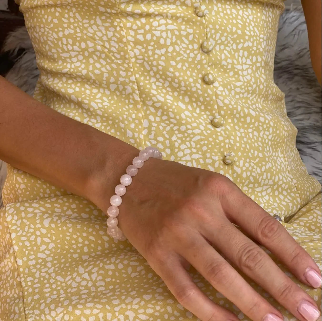 Rose Quartz Bracelet Onar Gracious